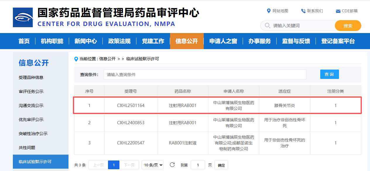 祝贺！莱博瑞辰骨再生新药RAB001获批又一IND，正式拓展至骨关节炎领域